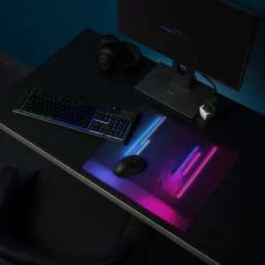 פד קטן צבעי ניאון ורוד וכחול עתידני