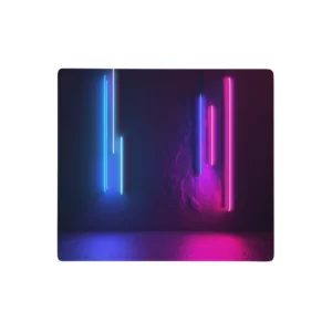 פד קטן צבעי ניאון ורוד וכחול עתידני