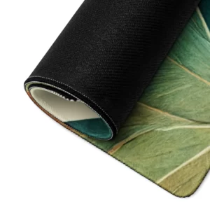 משטח גיימינג גדול לעכבר ומקלדת מחשב צבעוני פרחים