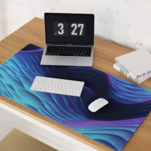 פד לעכבר ולמקלדת צבע כחול וסגול בסגנון עתידני 25#