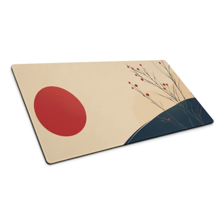 פד לעכבר - שקיעת הזן - משטח גיימינג גדול בסגנון מינימליסטי המזרח הרחוק / תמונה ראשית