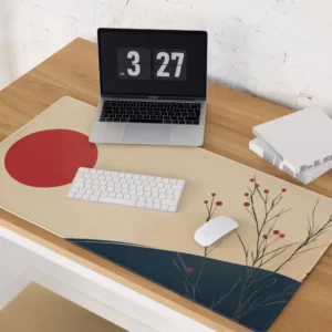 שקיעת הזן - משטח גיימינג גדול בסגנון מינימליסטי המזרח הרחוק