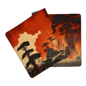 משטח גיימינג גדול בסגנון אומנות יפנית מייג׳י #35