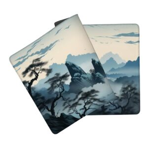 פד עכבר גיימינג מחשב פסגות הרים מושלגות ועננים עיצוב מיוחד