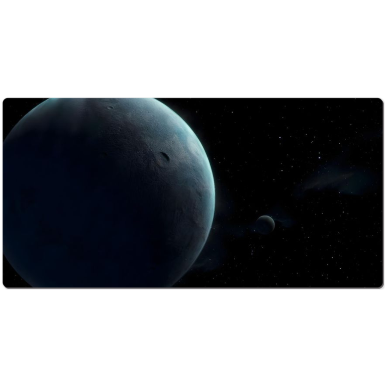 פד גיימינג "אקסופלנט הרחוק" – עיצוב כוכב לכת רחוק עם גוונים כחולים, מושלם למשחקים עם דיוק גבוה. מידות: 40X90 ס"מ.