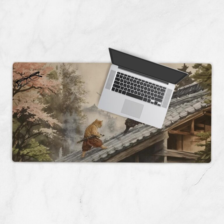 שוגון החתולים בעידן הפיאודל - משטח מחשב גדול