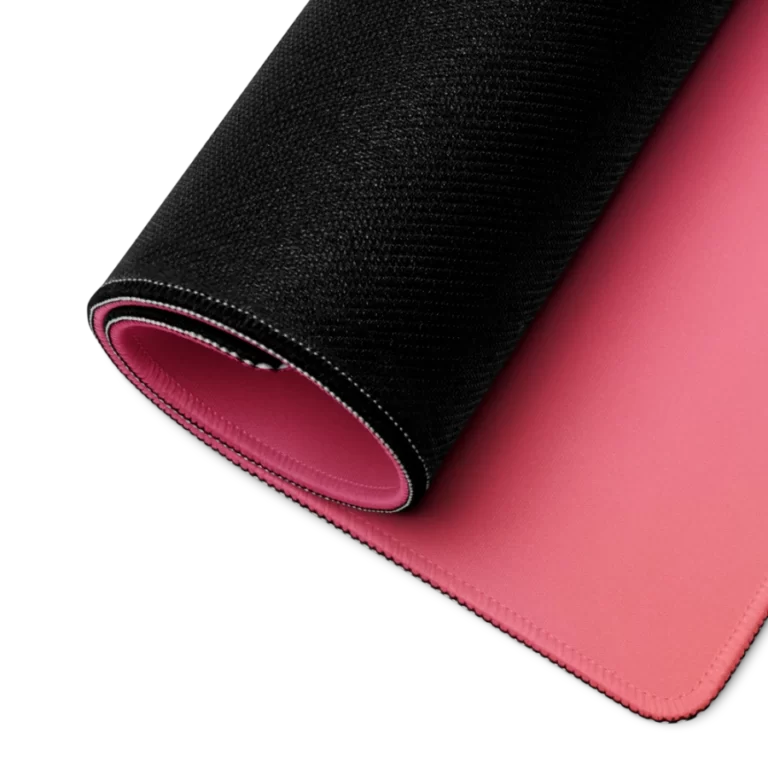 משטח פד גיימינג בסגנון ורוד מגנטה אפרסק מותאם לעכבר ומקלדת מחשב 40X90 סמ (10)