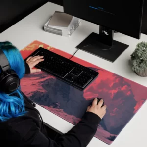 פד גיימינג בסגנון הדרקון האימתני בעולם הקרח - משטח מחשב 40X90 סנטימטר (3)