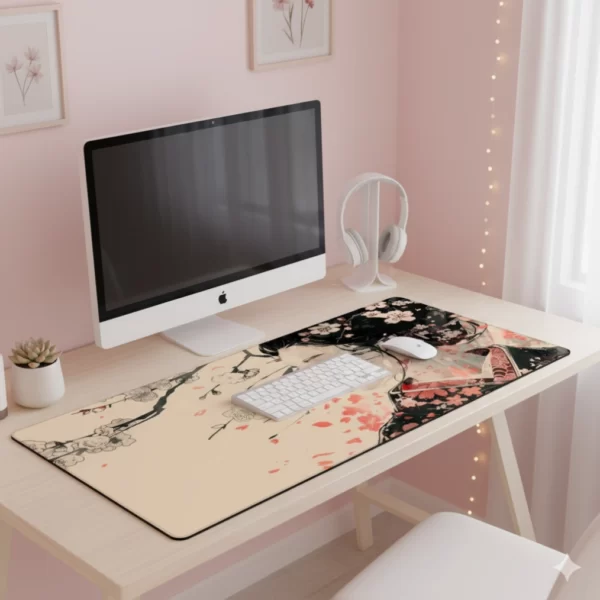 פד לעכבר גיישה בפריחת הסאקורה הקסומה 3