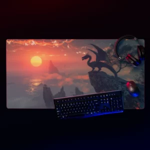 פד משטח בסגנון דרקון הסולו הבודד - 40X90 סנטימטר (1)