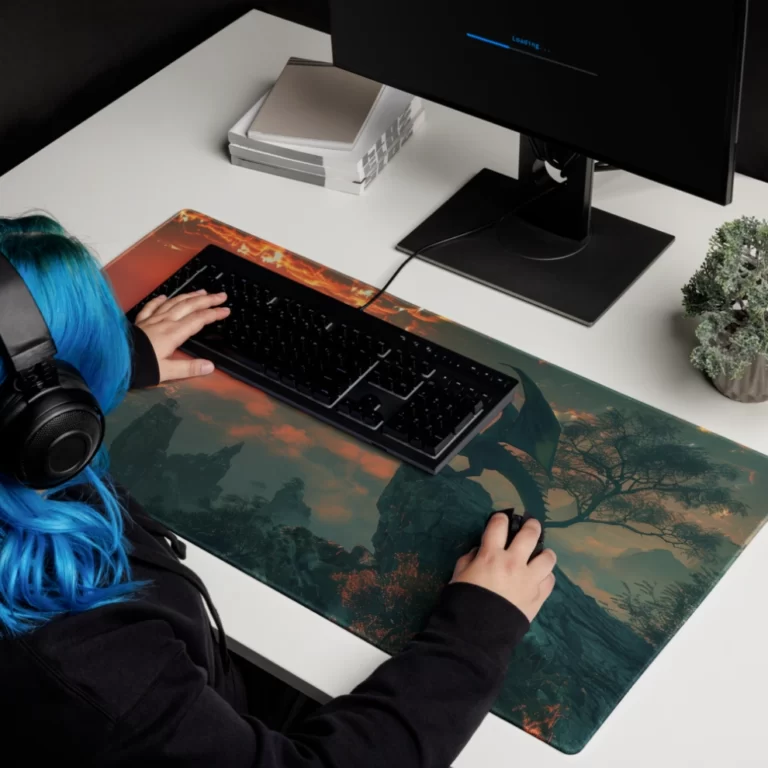 פד משטח בסגנון דרקון הסולו הבודד - 40X90 סנטימטר (3)