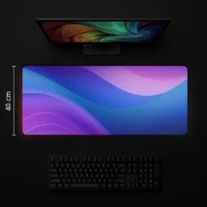 פד משטח צבעוני כחול סגול גלים צבעים רכים 2