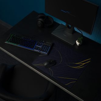 משטח גיימינג קטן "זוהר הלילה" - פד לעכבר בעיצוב מינימליסטי #22