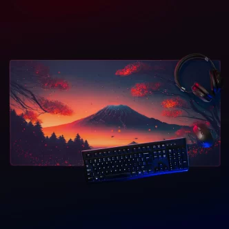 פד לעכבר דגם הר הפוגי גודל 40x90 ס״מ