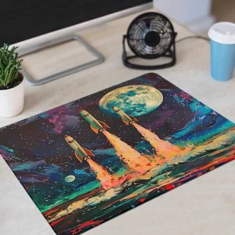 פד לעכבר בסגנון רקטות בחלל הוינטג הקסום 1